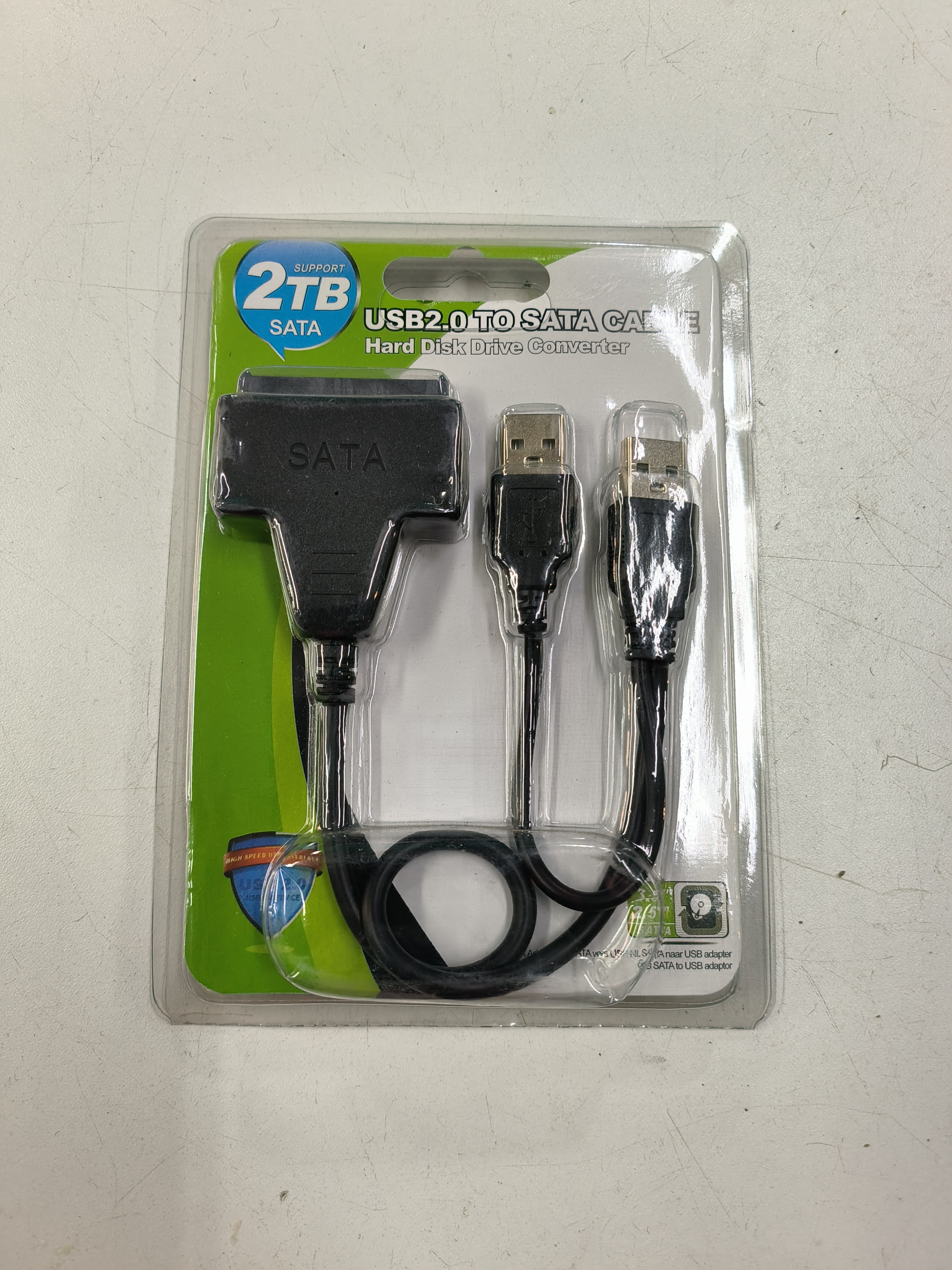 USB 2.0 to SATA adapter cable