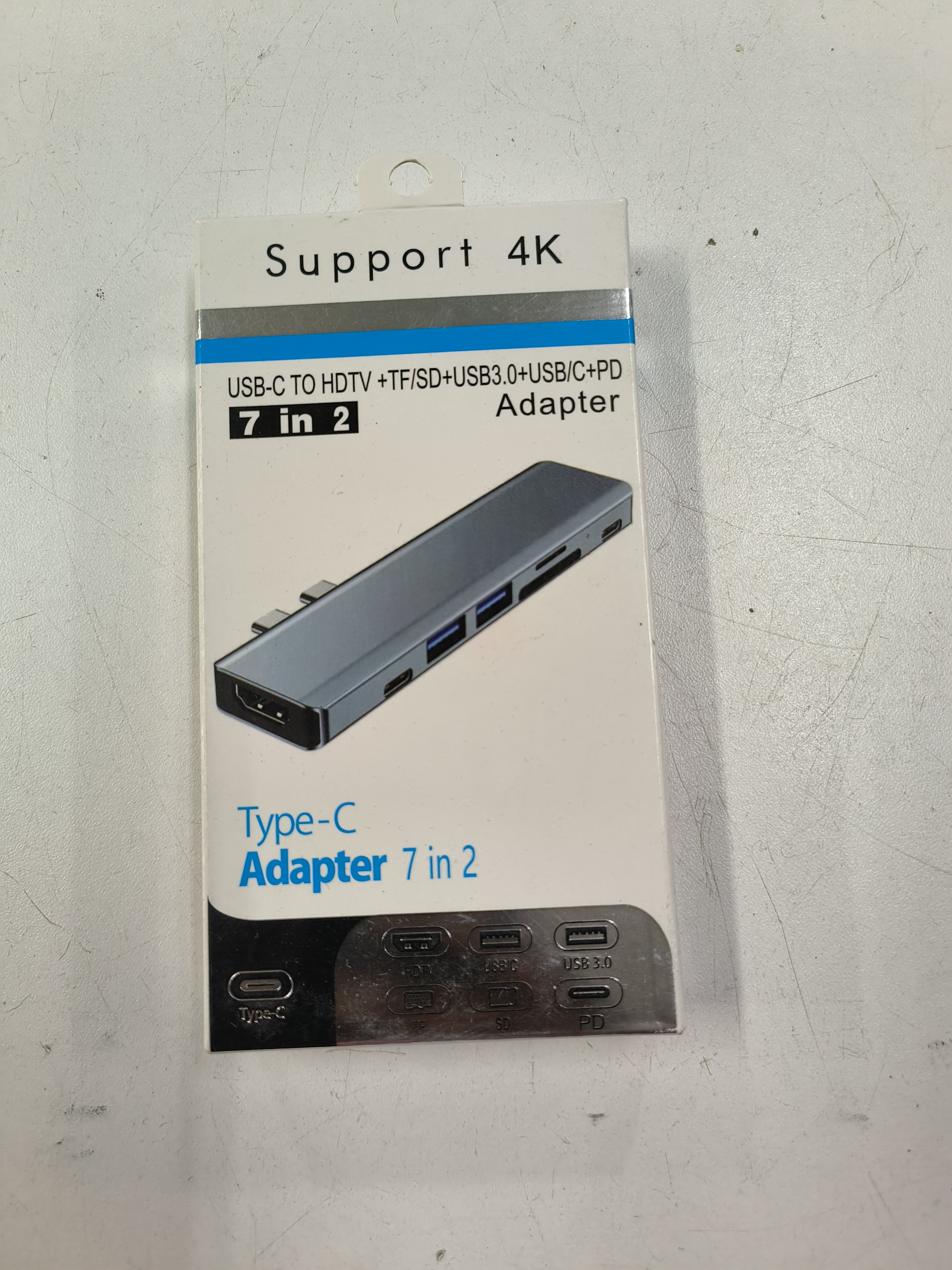 7-in-2 USB-C Hub Adapter