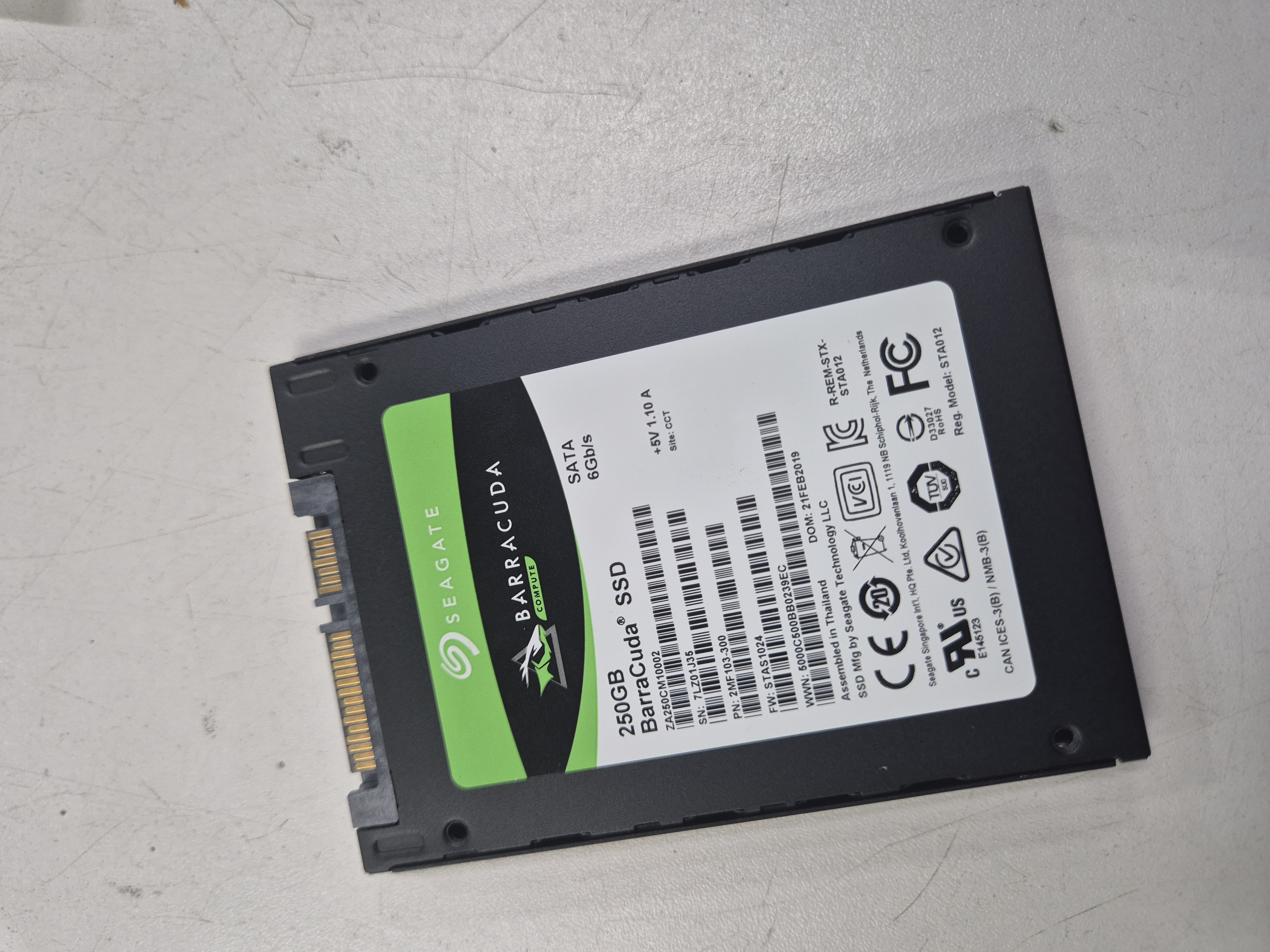 250 GB Seagate SSD