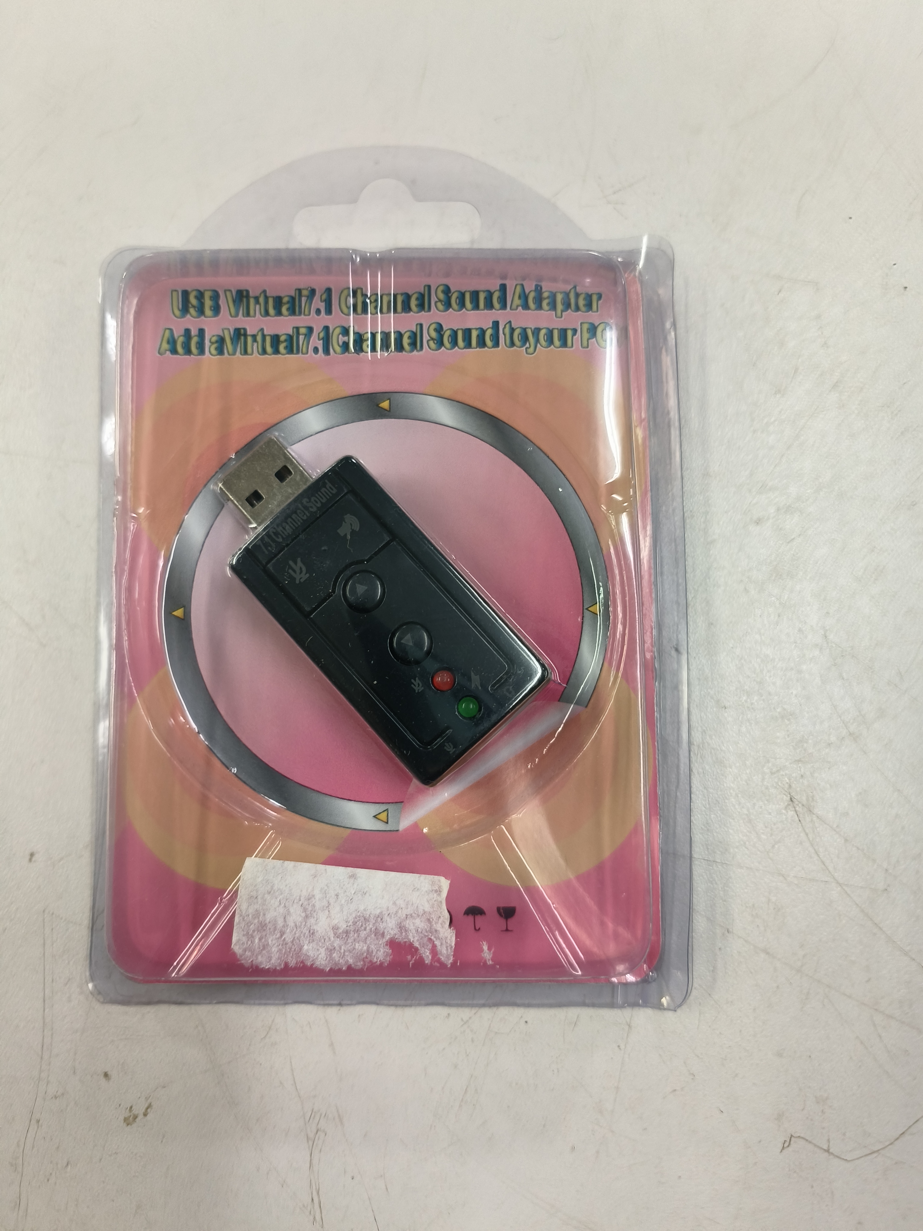 USB Virtual 7.1 Channel Sound Adapter