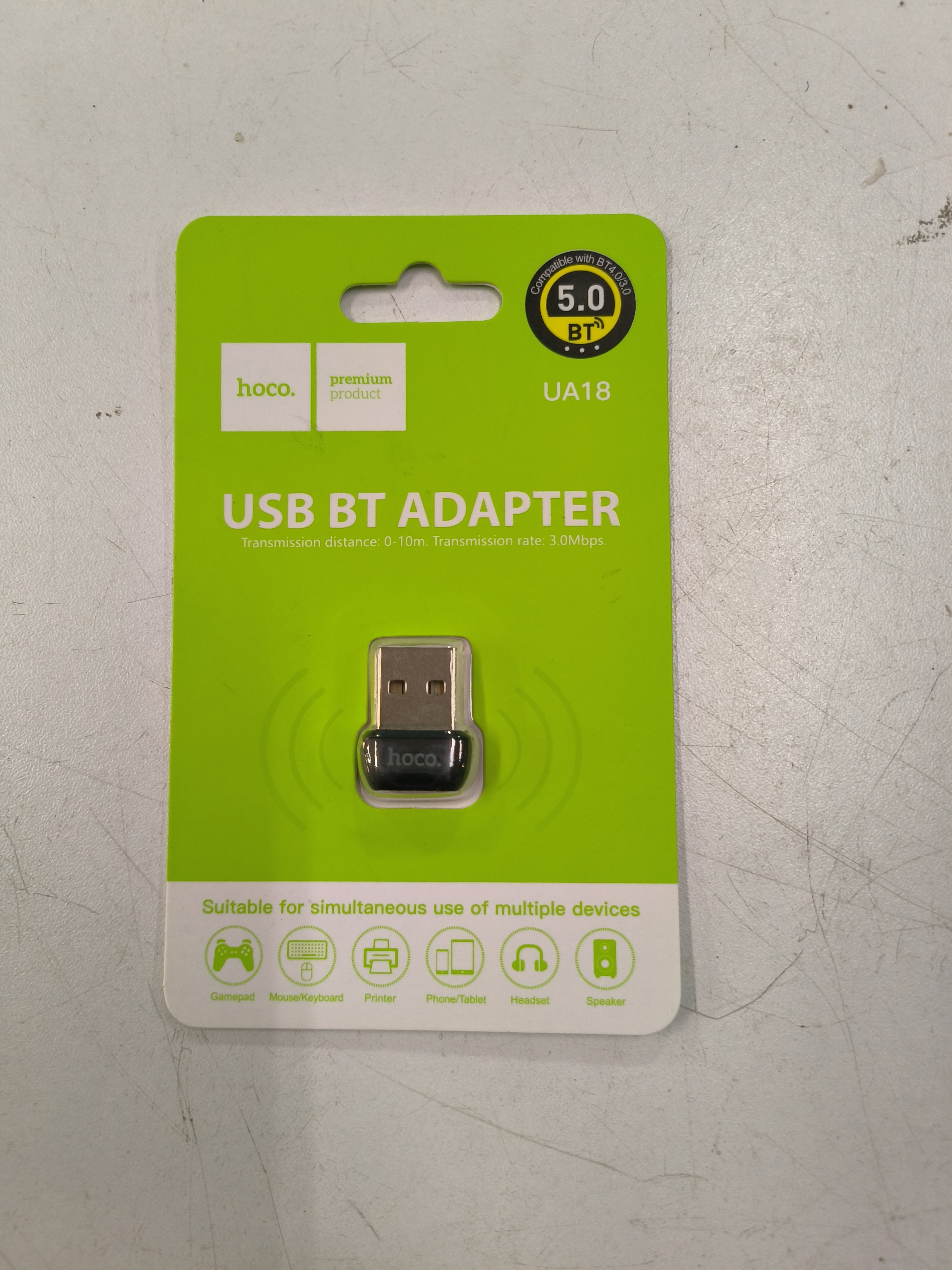 Hoco UA18 USB Bluetooth 5.0 Adapter.